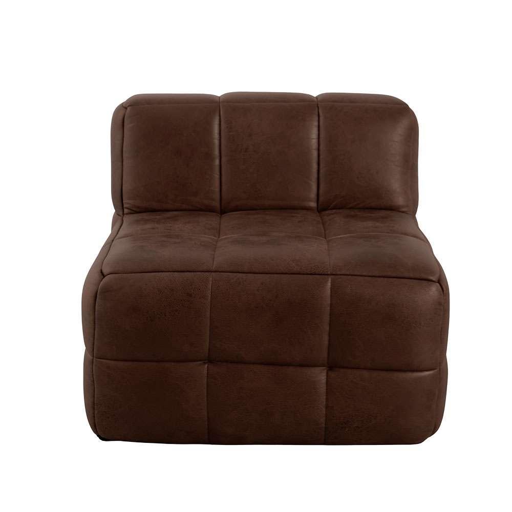 Sofá Guldi Popup com 2 Módulos Centrais Corino Café - 5