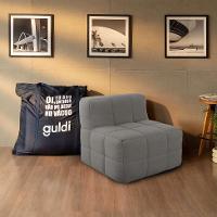 Sofá Guldi Popup com 2 Módulos Canto e 2 Centrais Linho Cinza - 2