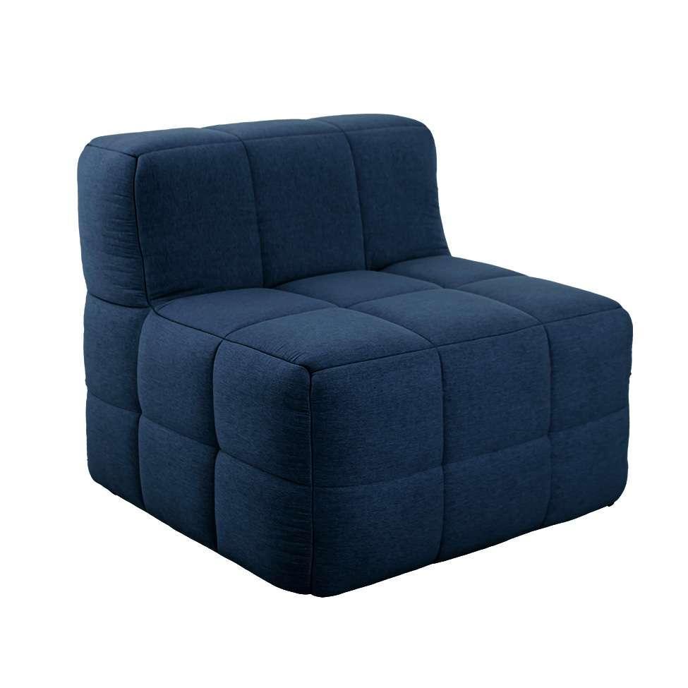 Sofá Guldi Popup com 2 Módulos Canto e 2 Centrais Linho Azul - 8