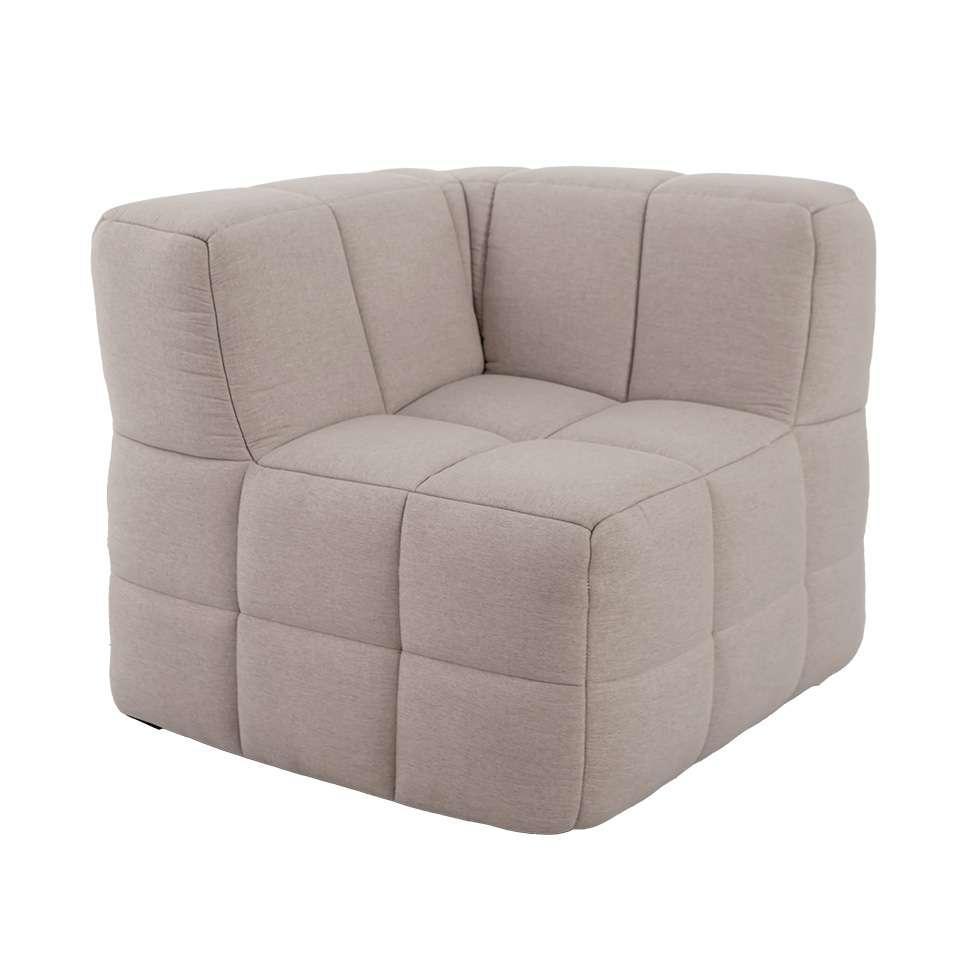 Sofá Guldi Popup com 2 Módulos Canto e Puff Linho Cru - 7