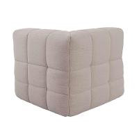 Sofá Guldi Popup com 2 Módulos Canto e Puff Linho Cru - 5