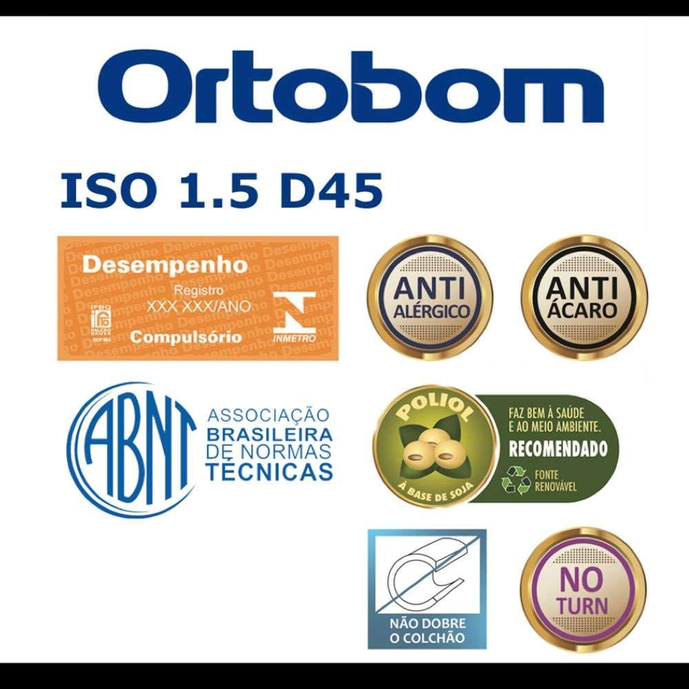 Cama Box Cori I com Colchão Queen Espuma D45 Iso (18x158x198) Marrom - 6