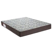 Cama Box Cori II com Colchão Casal Espuma D45 Iso (18x128x188) Marrom