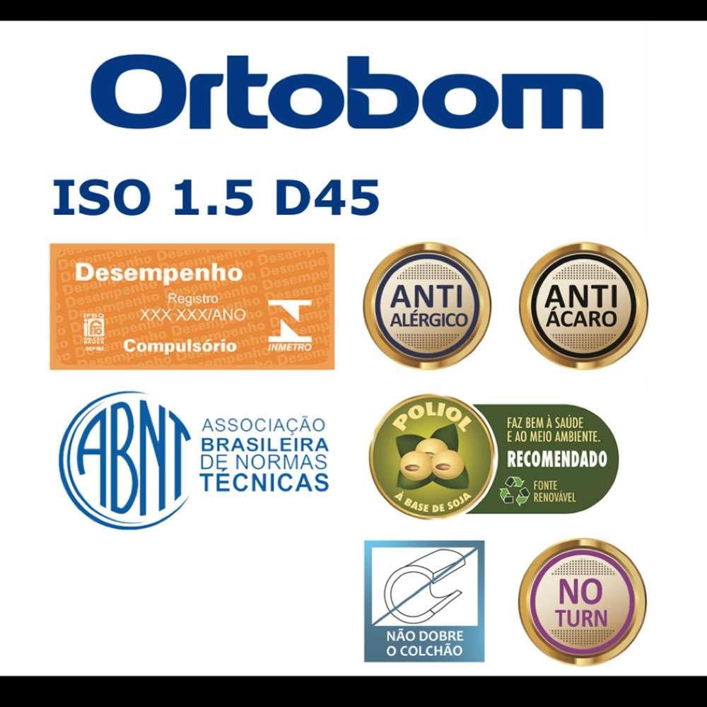 Cama Box Cori I com Colchão Solteiro Espuma D45 Iso (18x88x188) Marrom - 6