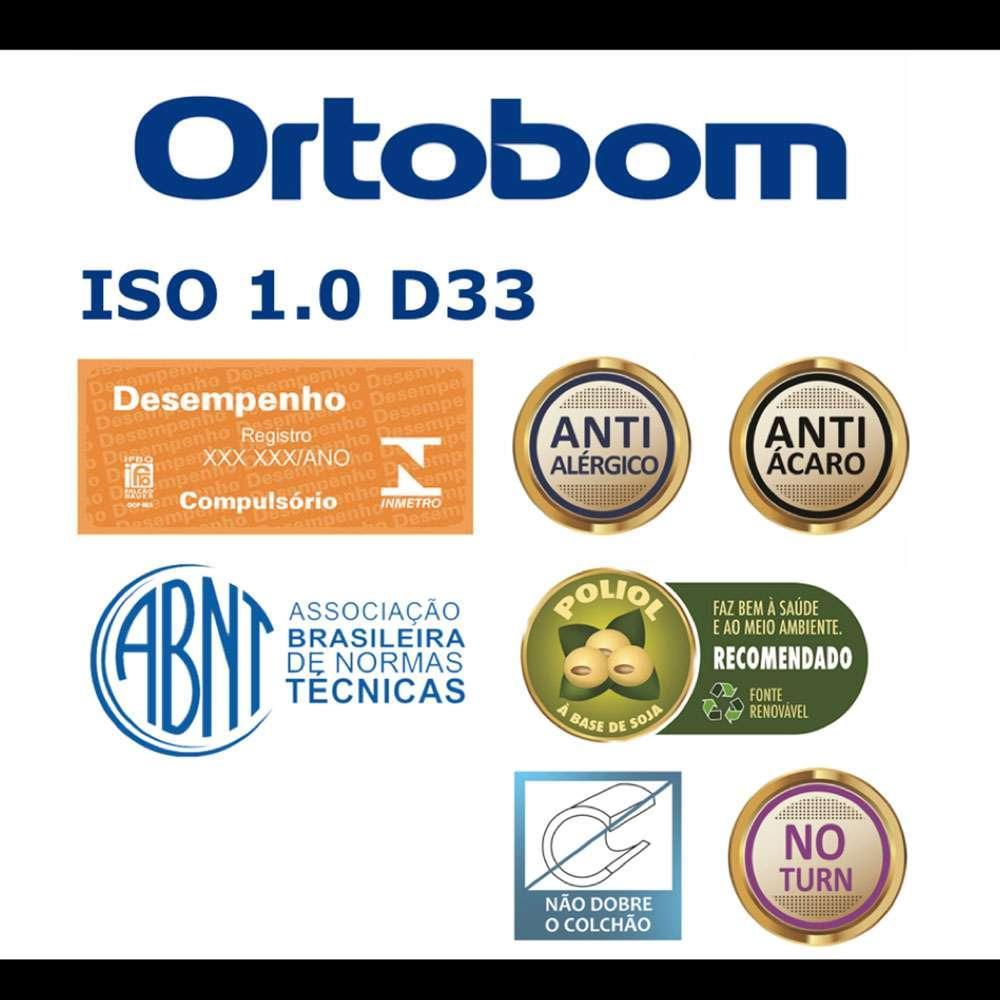 Cama Box Camurça I com Colchão Solteiro Espuma D33 Iso (18x88x188) Cinza e Grafite - 4