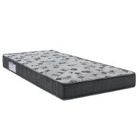 Cama Box Camurça I com Colchão Solteiro Espuma D33 Iso (18x88x188) Cinza e Grafite - 2