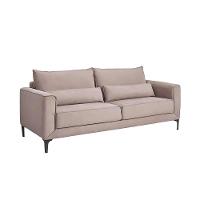Sofá 3 Lugares Versatti Suede Bege 210 cm - 2
