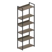 Estante Industrial UrbnFlex Preta e Mel 190 cm - 2