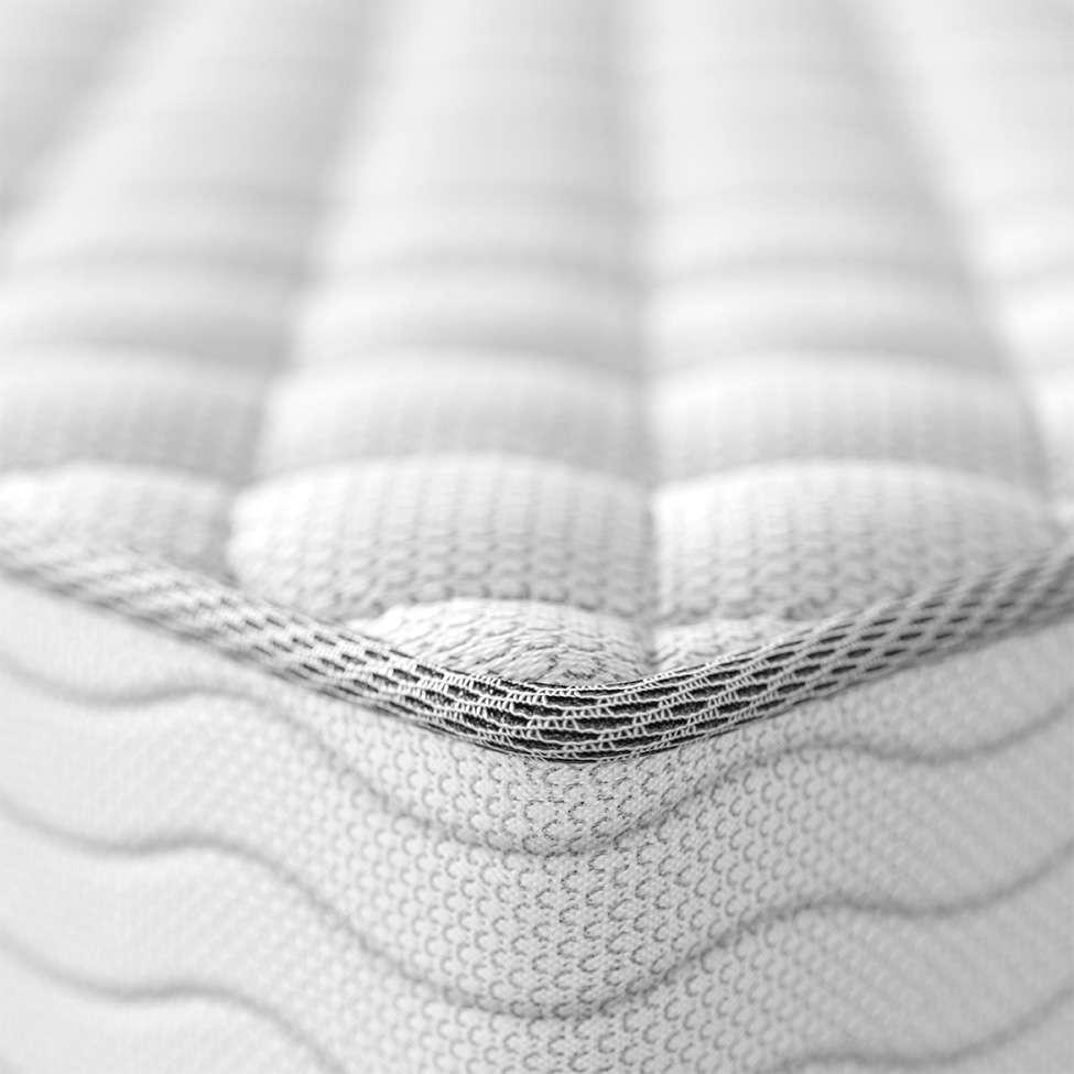 Cama Box com Colchão Viúva Howie Espuma D33 (17x128x188) Branco e Cinza - 6