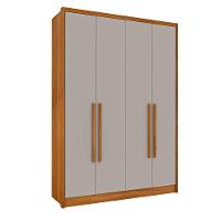 Guarda-Roupa Solteiro Max 4 PT 2 GV Cinamomo e Off White - 1