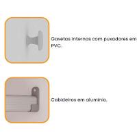 Guarda-Roupa Solteiro Max 4 PT 2 GV Neve - 5