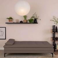 Sofá-Cama Casal 3 Lugares Prince Suede Marrom - 2