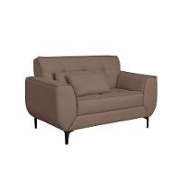 Sofá 2 Lugares Piacenza Linho Marrom 152 cm - 2