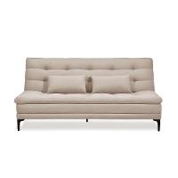 Sofá-Cama Casal 3 Lugares Prince Suede Bege - 5