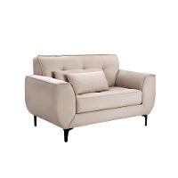 Sofá 2 Lugares Piacenza Suede Bege 152 cm - 2