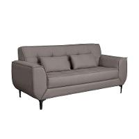 Sofá 3 Lugares Piacenza Linho Cinza 202 cm - 2