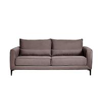 Sofá 3 Lugares Versatti Suede Marrom 210 cm - 4