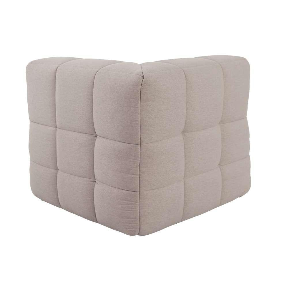 Sofá Guldi Popup com Módulo Canto Central e Puff Linho Cru - 7