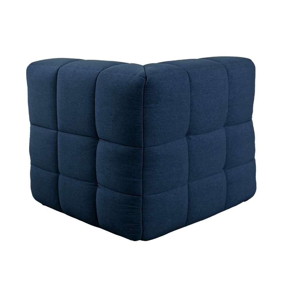 Sofá Guldi Popup com 2 Módulos Centrais e Canto Linho Azul - 7