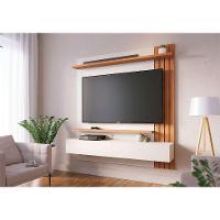 Painel de TV até 65 Polegadas Juriti Off White e Freijó - 2