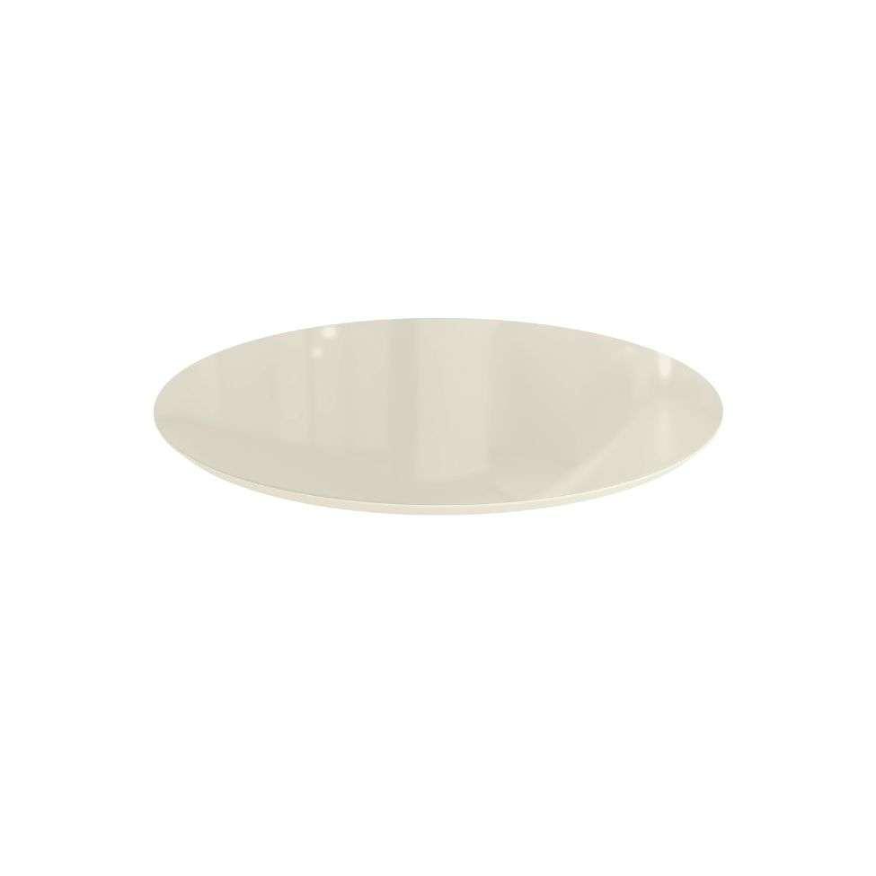 Tampo Redondo para Mesa de Jantar com Vidro Petúnia Off White 105 cm - 1
