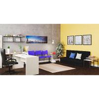 Cadeira de Escritório Diretor Giratória Charles Preta - 8