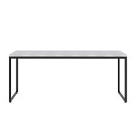 Escrivaninha Studio Branca e Preta 180 cm - 2