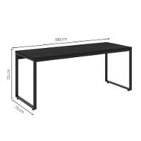 Mesa de Escritório Kuandra Preta - 3