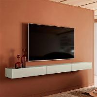 Rack Suspenso para TV até 70 Polegadas Pamplona 1 PT 2 GV Off White - 1