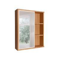 Armário de Banheiro com Espelho Eduarda 1 PT Mel e Arenas - 2