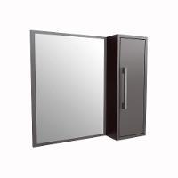 Armário de Banheiro com Espelho Alice 1 PT Grafite - 2