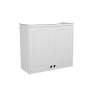 Armário Aéreo Évora 2 PT Branco Ártico 80 cm - 1