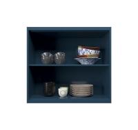 Armário Aéreo Évora 2 PT Azul Orion 80 cm - 4