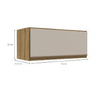 Armário Aéreo Margarida 1 PT Mel e Arenas - 3