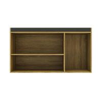 Armário Aéreo Magnólia 2 PT Mel e Grafite - 2