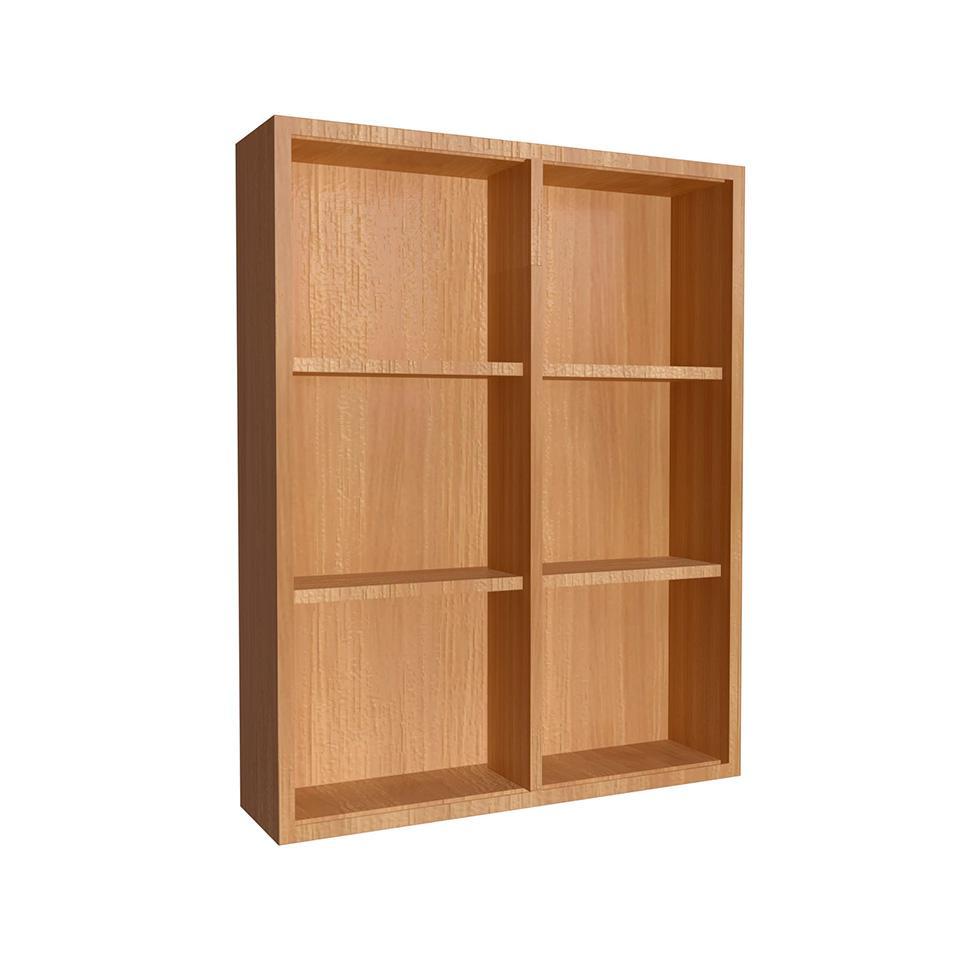 Armário de Banheiro com Espelho Julia 1 PT Mel e Grafite - 4