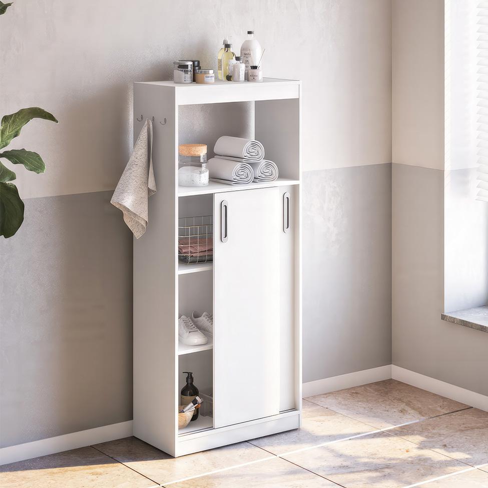 Armário Multiuso Bromélia 2 PT Branco - 2