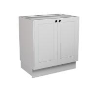 Balcão de Cozinha sem Tampo Évora 2 PT Branco Ártico 80 cm - 1