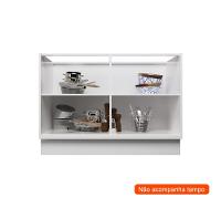 Balcão de Cozinha sem Tampo Évora 2 PT Branco Ártico 120 cm - 2