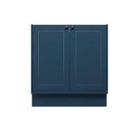 Balcão de Cozinha sem Tampo Évora 2 PT Azul Orion 80 cm - 4