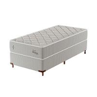 Cama Box com Colchão Solteiro Master Hotel Molejo Superlastic (67x88x188) Bege - 1