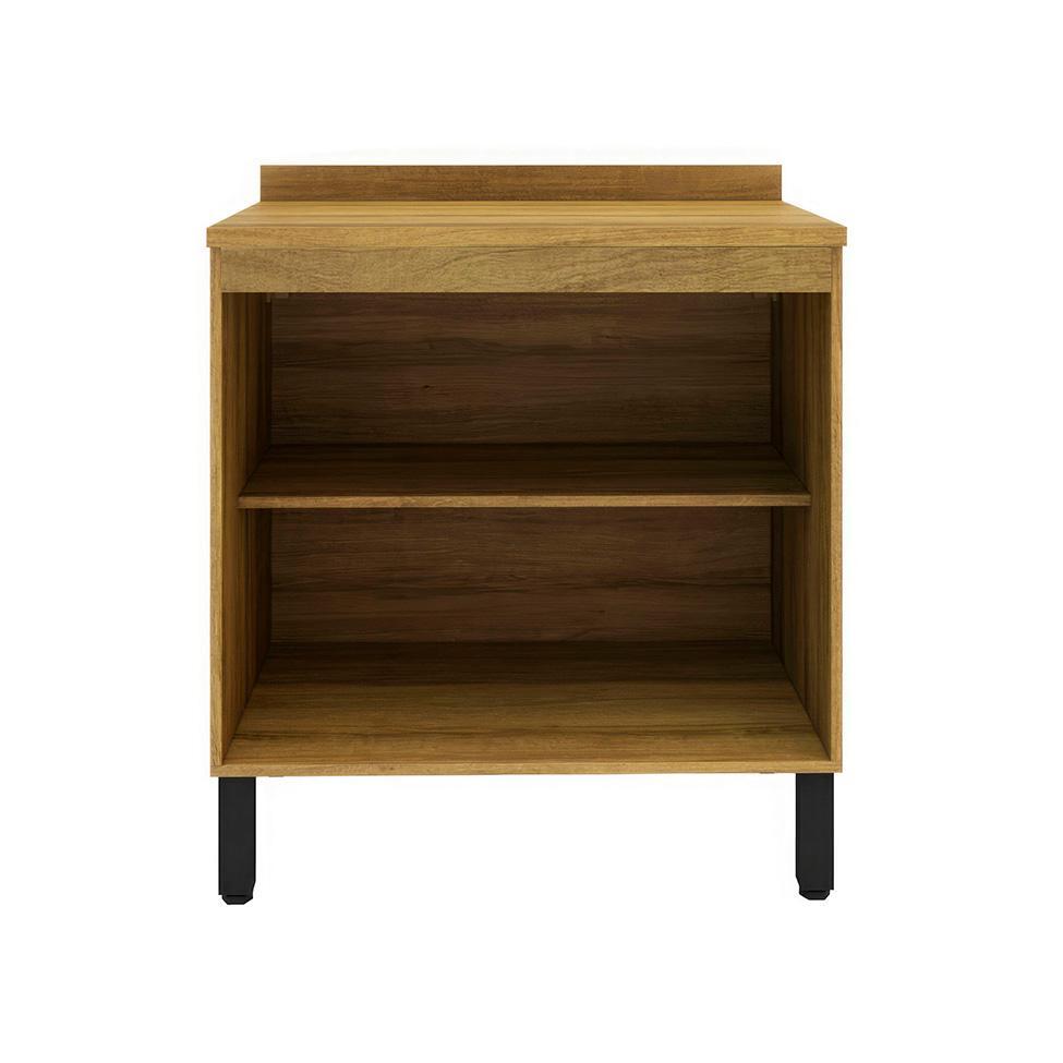 Balcão de Cozinha Magnólia com Tampo 2 PT Mel e Verde - 2