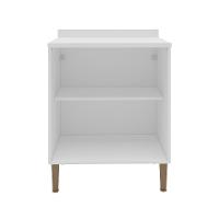 Balcão de Cozinha Lavanda com Tampo 2 PT Branco - 2