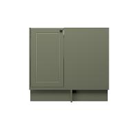 Balcão de Canto sem Tampo Évora 1 PT Verde Hill - 5