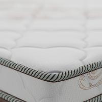 Colchão King Londres Molas Ensacadas (26x193x203) Marrom e Branco