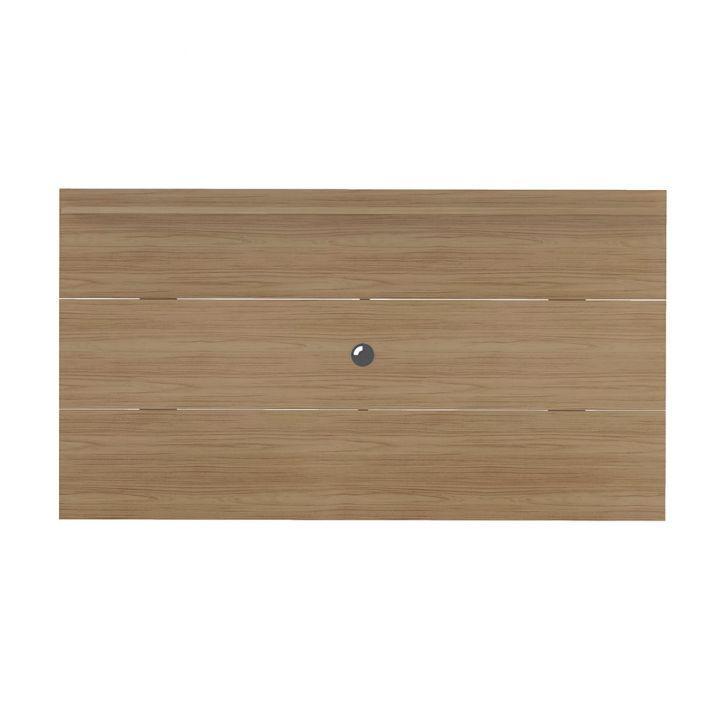 Conjunto de Rack Lumina com Painel para TV até 75 Polegadas Nevada Carvalho e Grafite - 5