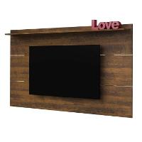 Conjunto de Rack Charlotte 2 PT com Painel para TV até 42 Polegadas Slim Pinho e Off White