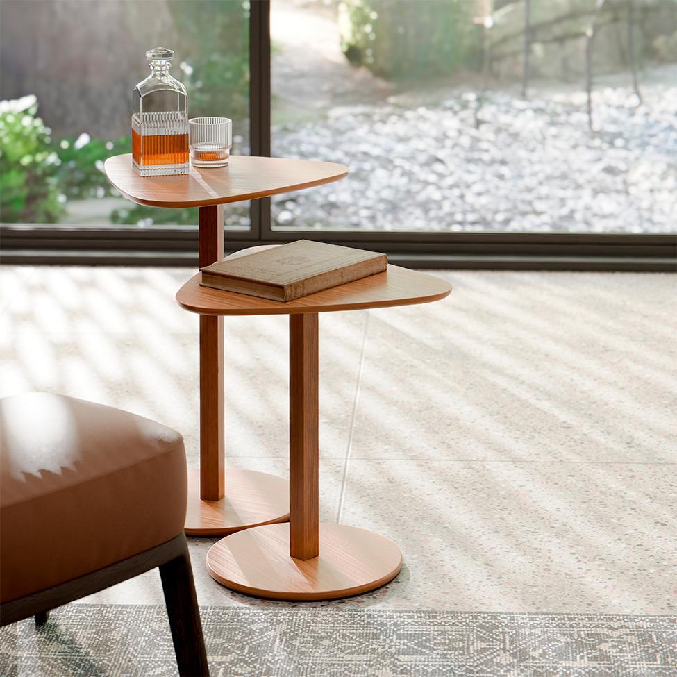 Conjunto com 2 Mesas Laterais Paris Nature - 4