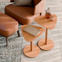 Conjunto com 2 Mesas Laterais Paris Nature - 2