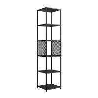 Conjunto para Sala de Estar Paricel com Rack 1 GV e Estante 40cm Preto